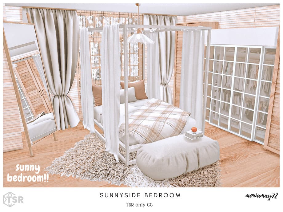 Скриншот мода Спальня Sunnyside CC (лот)